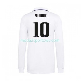 Koszulka Real Madryt Modrić 10 Domowe Stroje Piłkarskie 2022/23 Długi Rękaw
